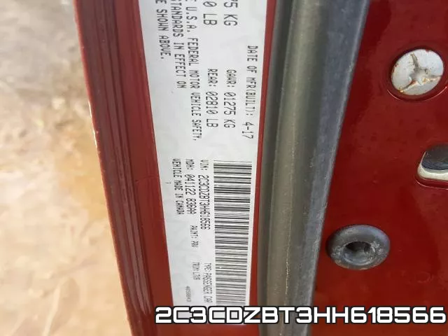 2C3CDZBT3HH618566 фото 2