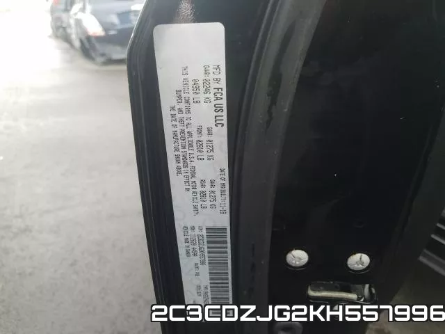 2C3CDZJG2KH557996 фото 2