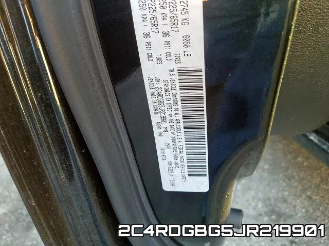 2C4RDGBG5JR219901 фото 2