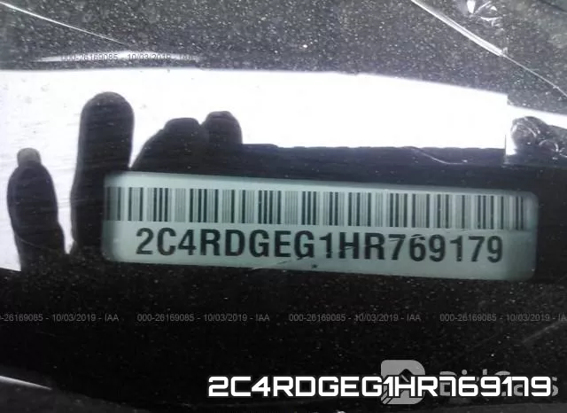 2C4RDGEG1HR769179 фото 10