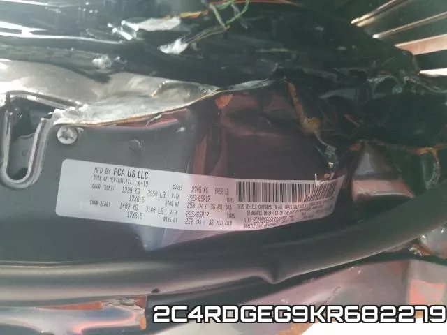 2C4RDGEG9KR682279 фото 2