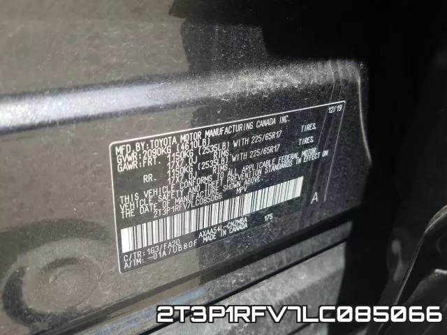 2T3P1RFV7LC085066 фото 2