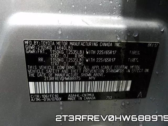 2T3RFREV0HW688975 фото 2