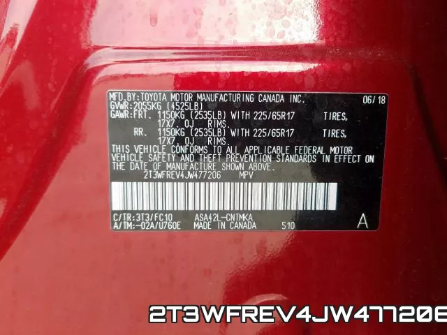 2T3WFREV4JW477206 фото 2
