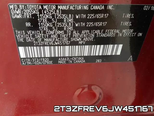 2T3ZFREV6JW451767 фото 2