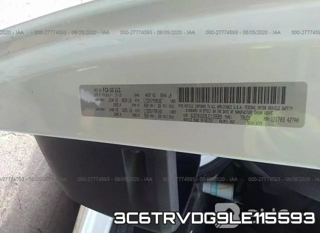 3C6TRVDG9LE115593 фото 10