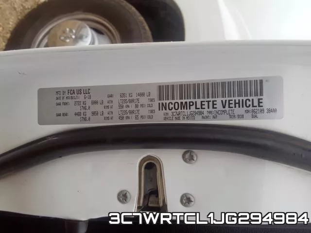 3C7WRTCL1JG294984 фото 2