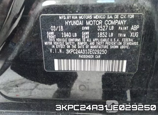 3KPC24A31JE029250 фото 10
