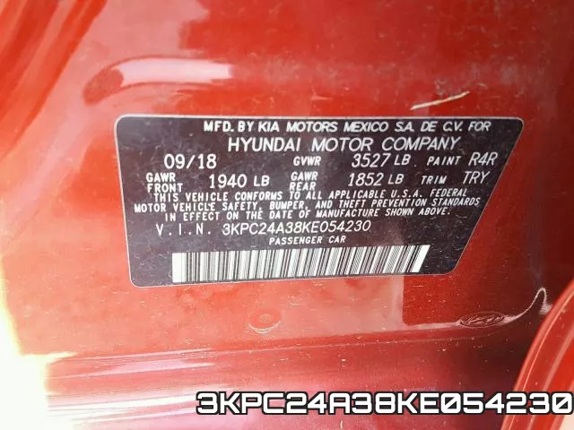 3KPC24A38KE054230 фото 2