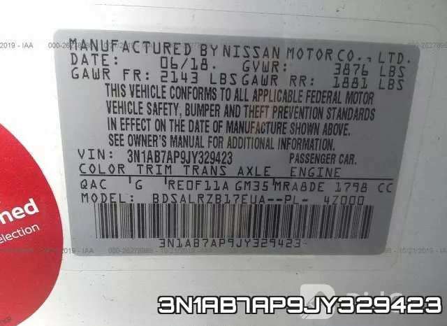 3N1AB7AP9JY329423 фото 10
