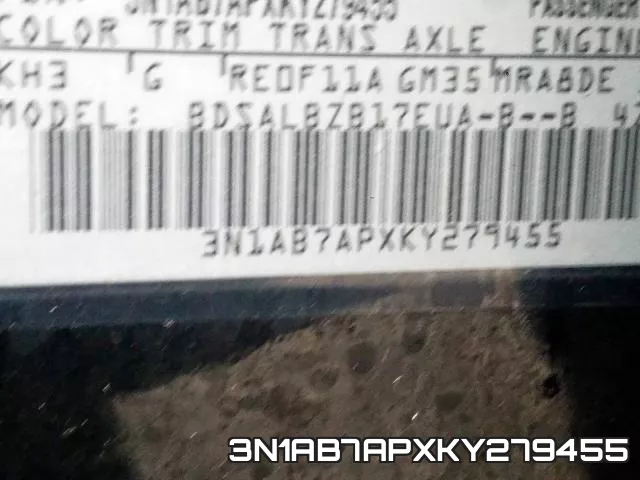 3N1AB7APXKY279455 фото 2