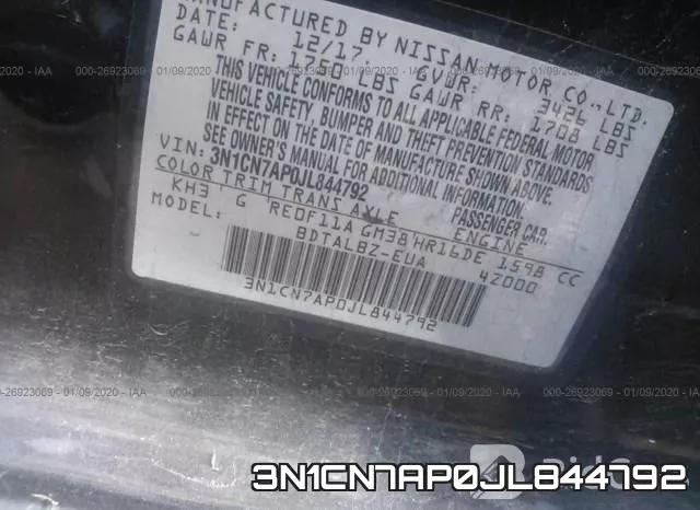 3N1CN7AP0JL844792 фото 10