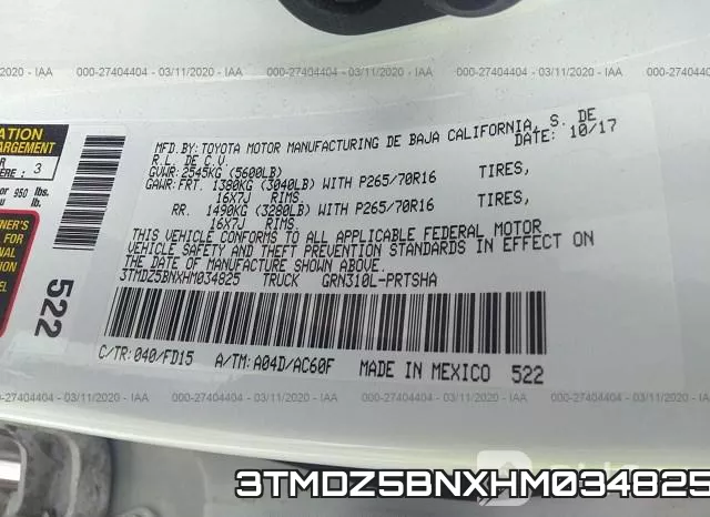 3TMDZ5BNXHM034825 фото 10