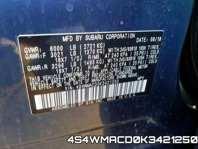 4S4WMACD0K3421250 фото 2