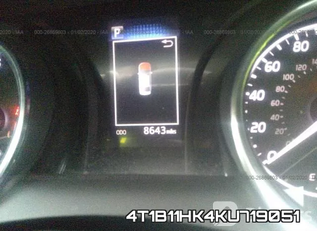 4T1B11HK4KU719051 фото 8
