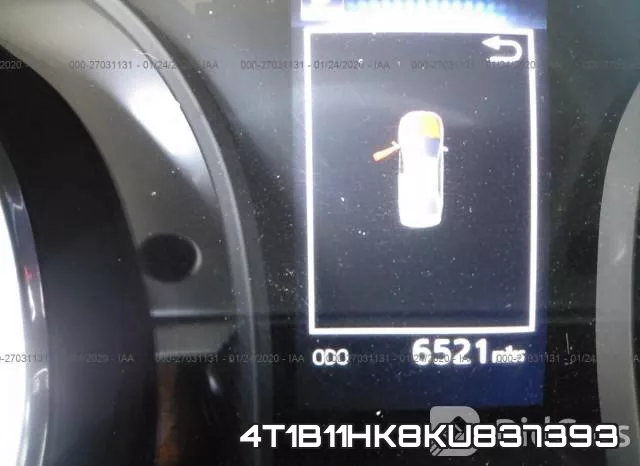 4T1B11HK8KU837393 фото 8