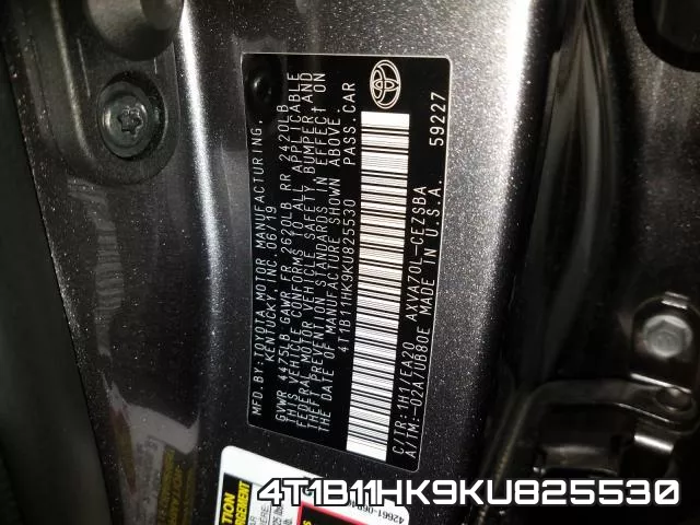 4T1B11HK9KU825530 фото 2