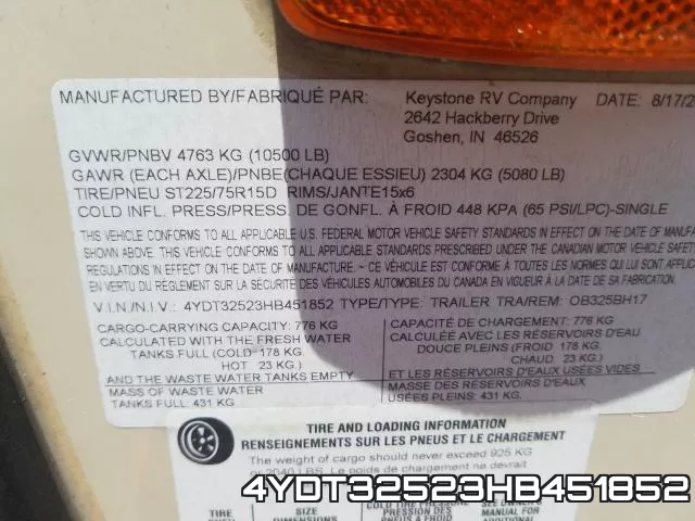 4YDT32523HB451852 фото 2