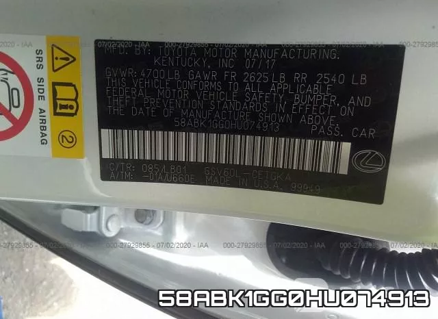 58ABK1GG0HU074913 фото 10