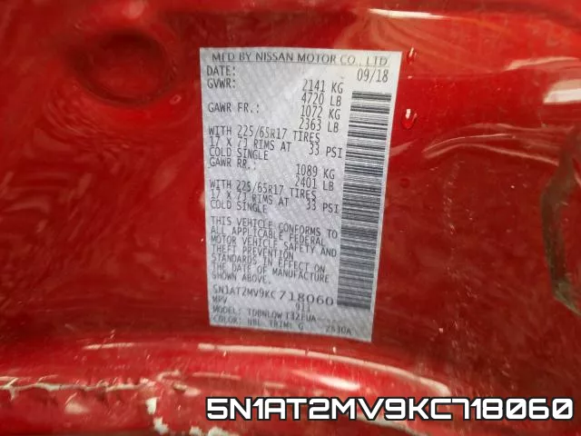 5N1AT2MV9KC718060 фото 2