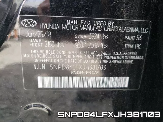 5NPD84LFXJH381703 фото 2
