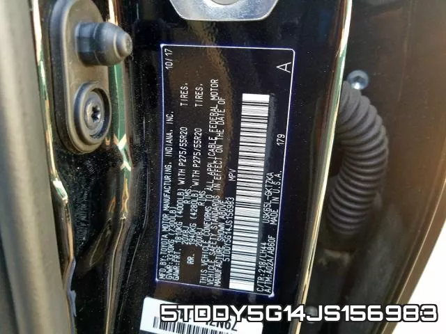 5TDDY5G14JS156983 фото 2