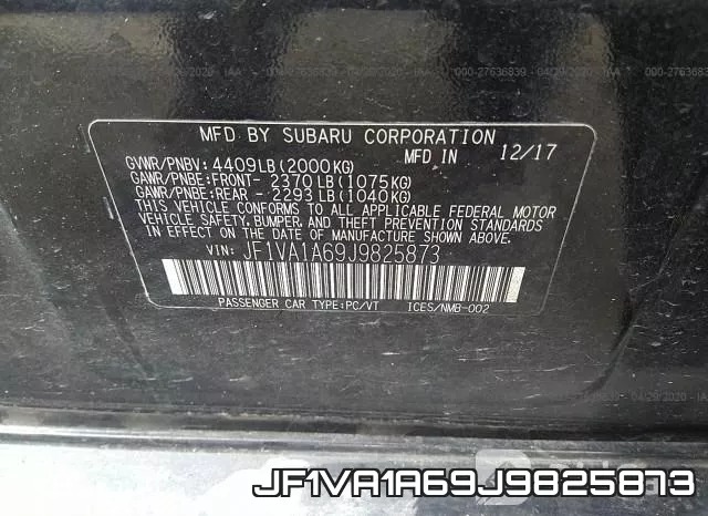 JF1VA1A69J9825873 фото 10