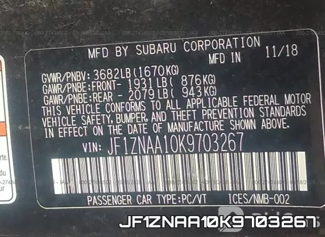 JF1ZNAA10K9703267 фото 10