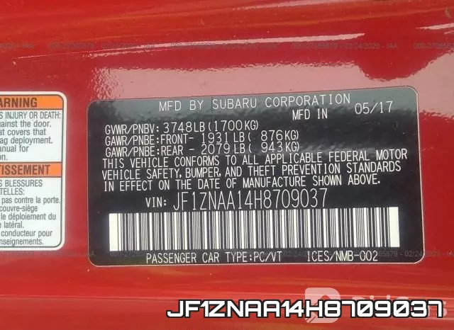 JF1ZNAA14H8709037 фото 10