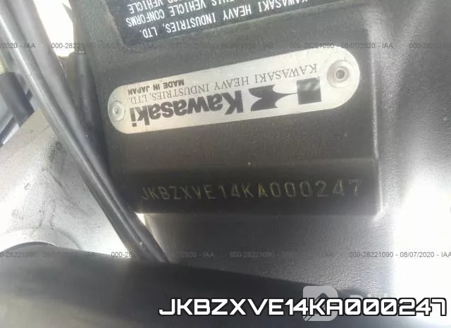 JKBZXVE14KA000247 фото 2