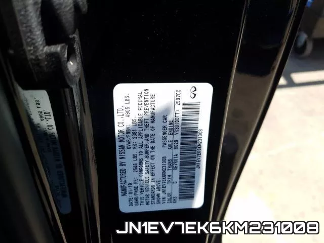 JN1EV7EK6KM231008 фото 2
