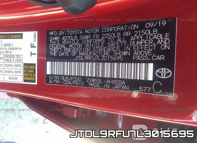 JTDL9RFU7L3015695 фото 10