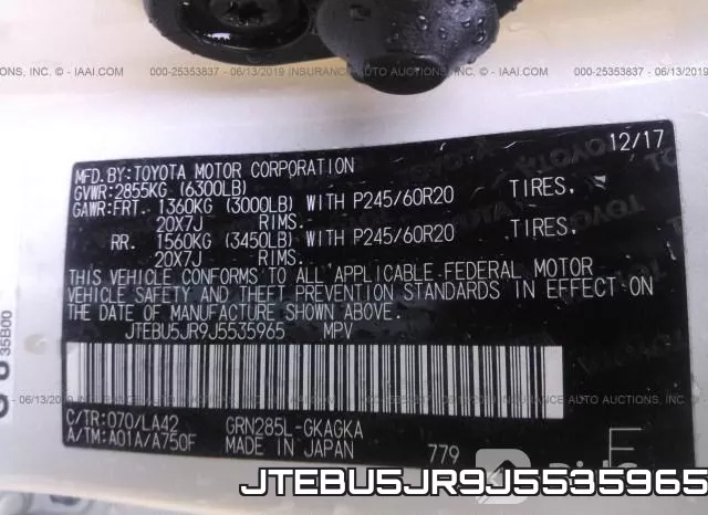 JTEBU5JR9J5535965 фото 10