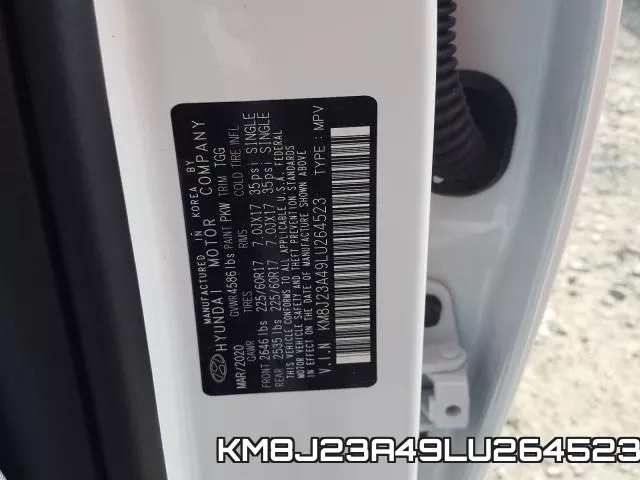 KM8J23A49LU264523 фото 2