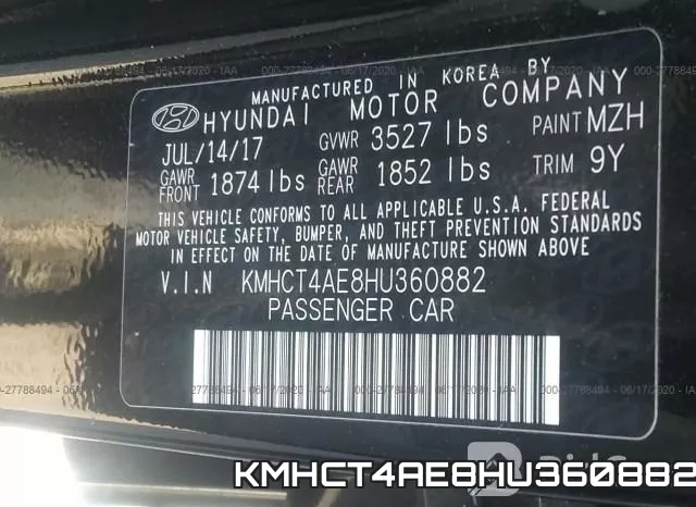 KMHCT4AE8HU360882 фото 10