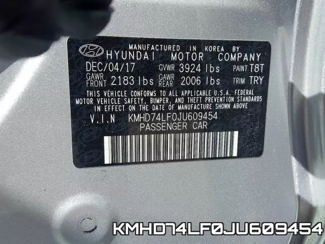 KMHD74LF0JU609454 фото 2