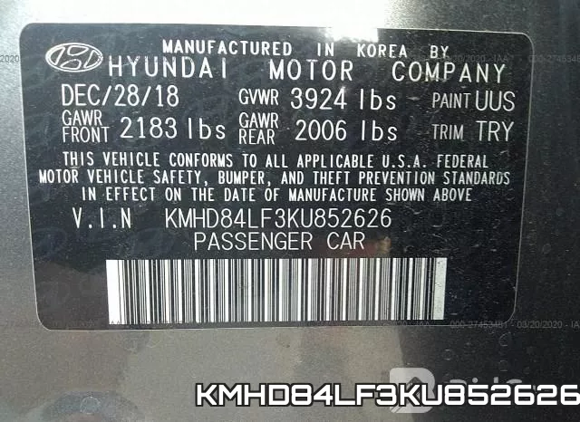 KMHD84LF3KU852626 фото 10