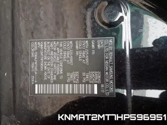 KNMAT2MT7HP596951 фото 2