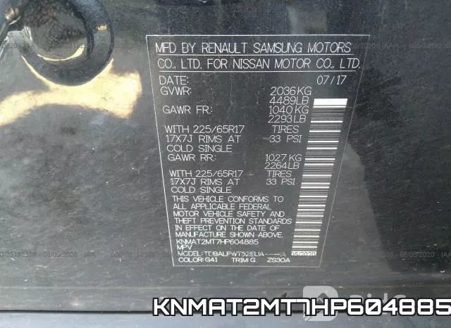 KNMAT2MT7HP604885 фото 10