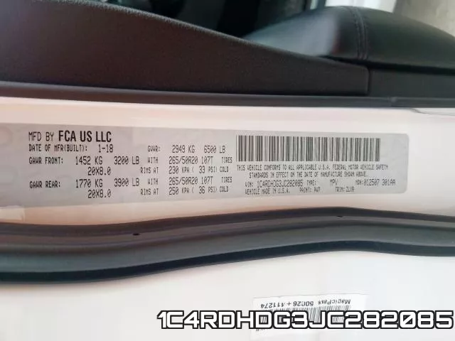 1C4RDHDG3JC282085 фото 2