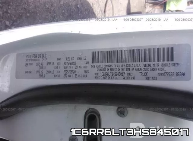1C6RR6LT3HS845017 фото 10