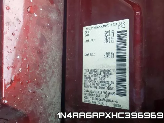 1N4AA6APXHC396969 фото 2