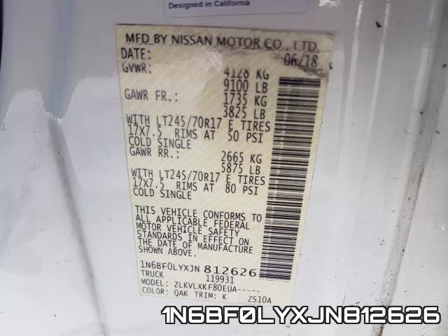 1N6BF0LYXJN812626 фото 2