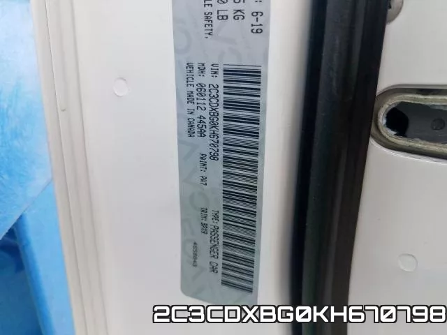 2C3CDXBG0KH670798 фото 2