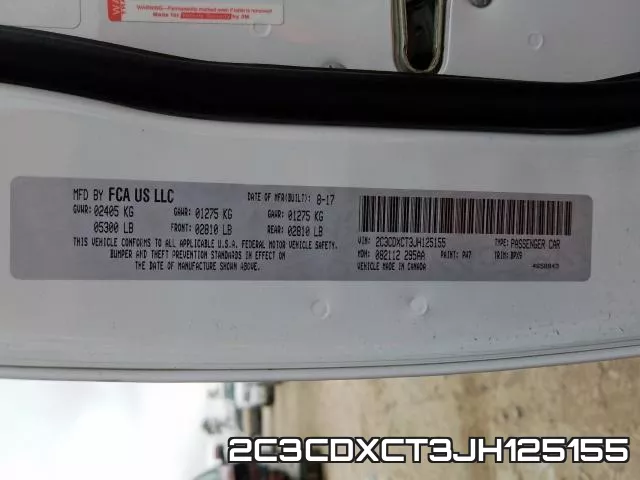 2C3CDXCT3JH125155 фото 2