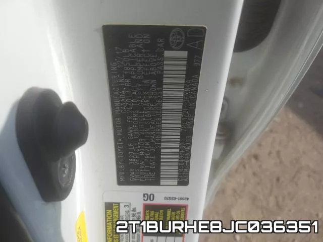 2T1BURHE8JC036351 фото 2