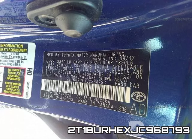2T1BURHEXJC968793 фото 10
