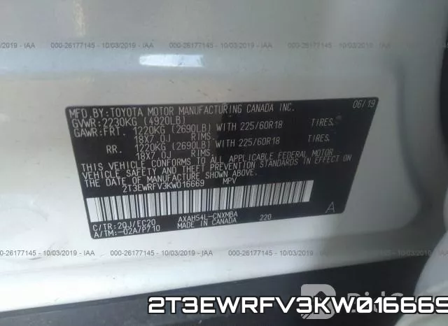 2T3EWRFV3KW016669 фото 10