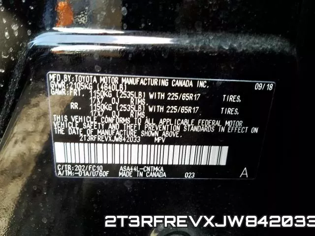 2T3RFREVXJW842033 фото 2
