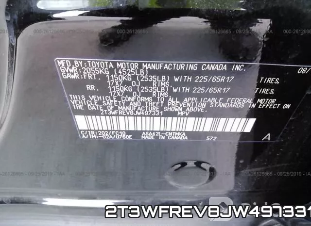 2T3WFREV8JW497331 фото 10
